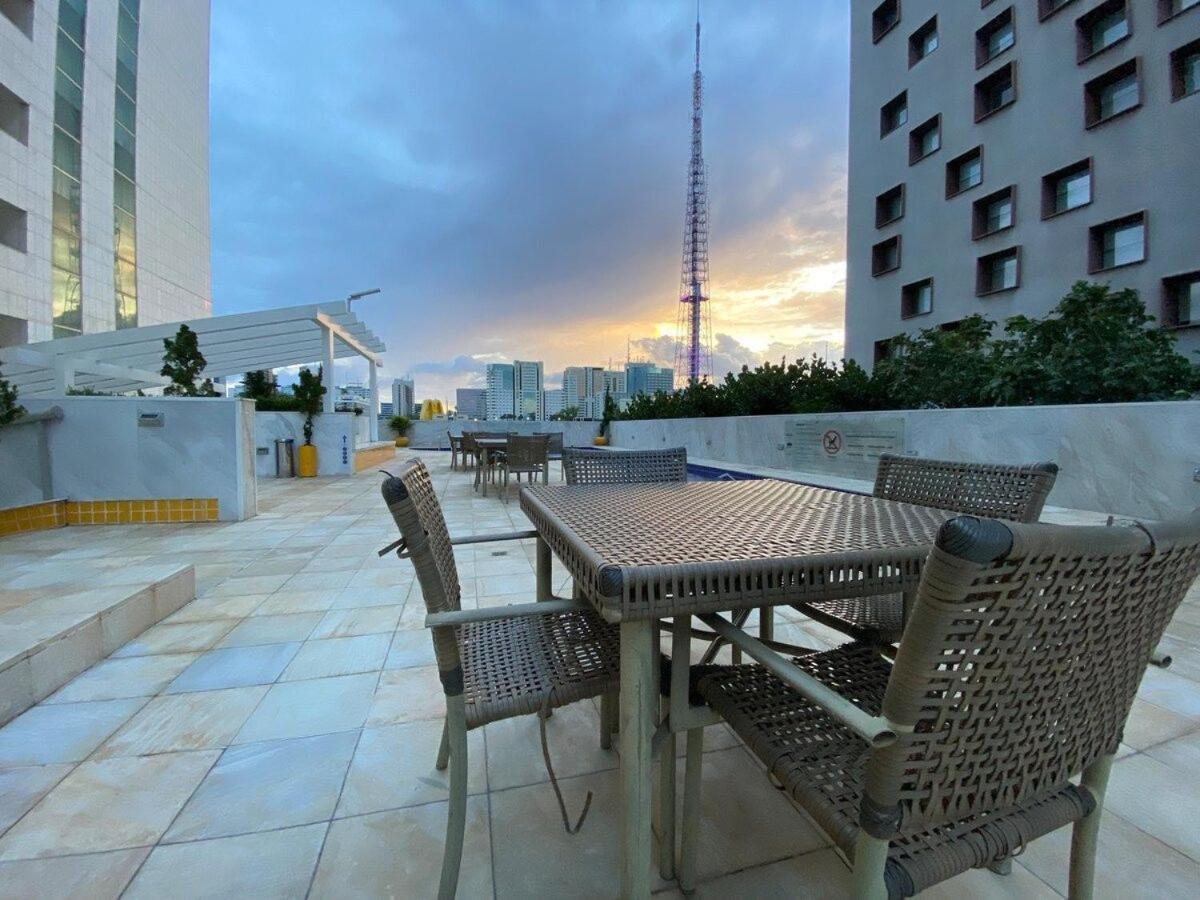 Flat Encantador No 7º Com Vista Pra Torre De Tv Бразилиа Экстерьер фото
